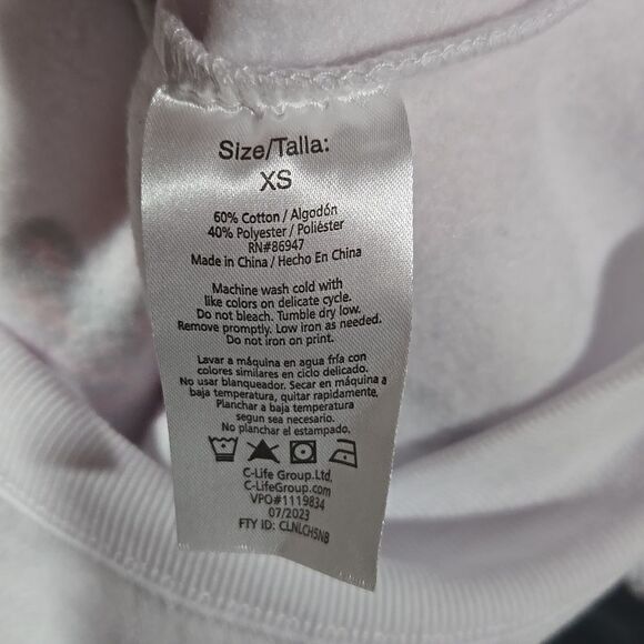 Aeropostale PEANUTS Snoopy & Charlie Brown Crew Sweatshirt sz X-Small - Picture 6 of 7